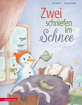 Zwei schniefen im Schnee