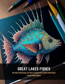 Great Lakes Fishes: At the diversity of sea creatures with intricate coloring pages