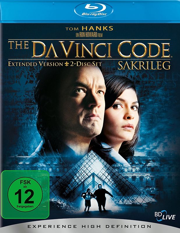 The Da Vinci Code - Sakrileg - Extended Edition Blu-ray Disc