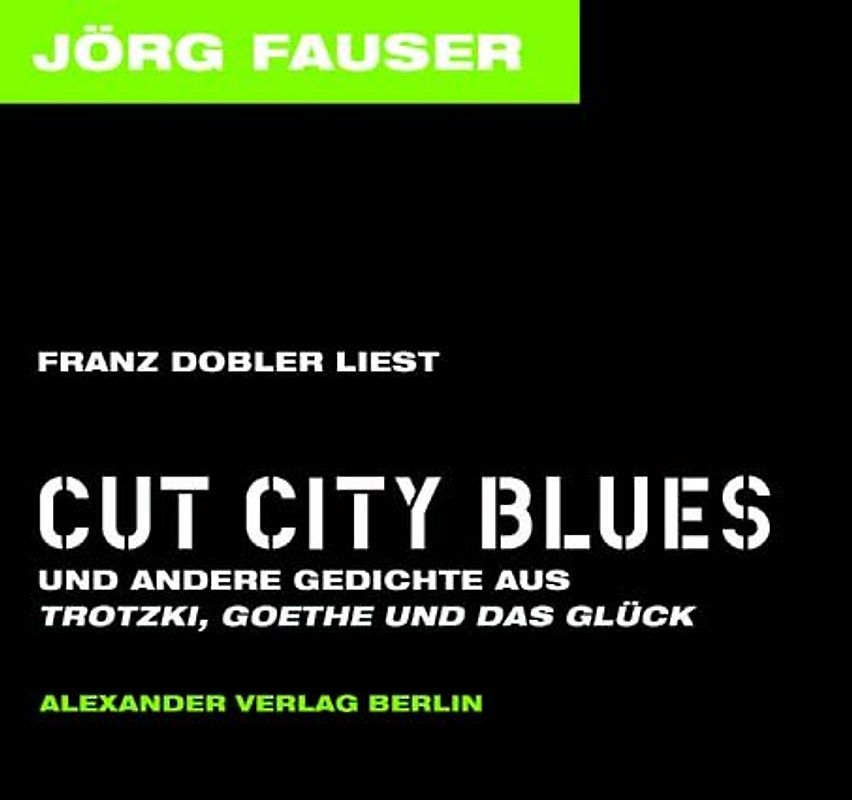 Franz Dobler liest Cut City Blues