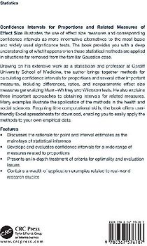 Confidence Intervals for Proportions and Related Measures of Effect Size