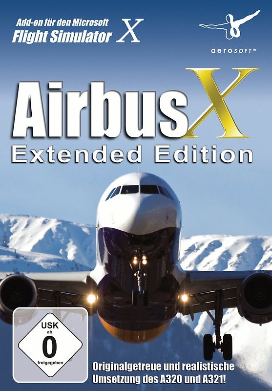 Microsoft Flight Simulator X : Airbus X [Extended Edition, AddOn] PC Spiele