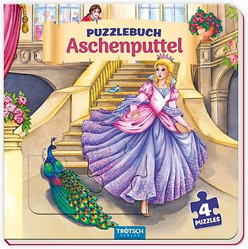 Trötsch Pappenbuch Puzzlebuch Aschenputtel