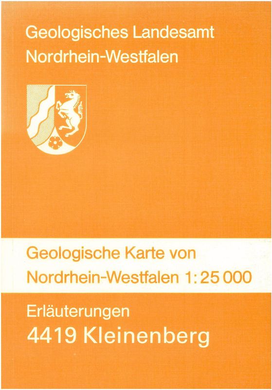 Geologische Karten von Nordrhein-Westfalen 1:25000 / Kleinenberg