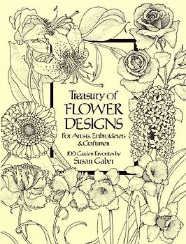 Treasury of Flower Designs for Artists, Embroiderers and Craftsmen