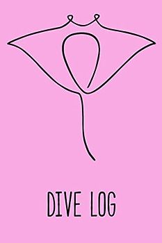 Dive Log: 6x9 pink Dive Log Book for Scuba Diver I Log Pages I Dive Book I Diving Teacher I Journal for Diving Trips