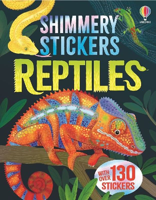 Shimmery Stickers Reptiles