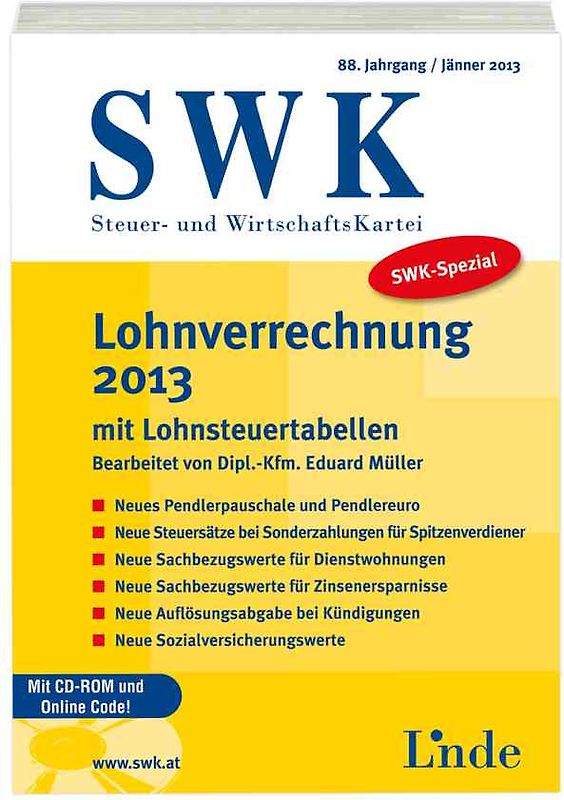 SWK-Spezial Lohnverrechnung 2013