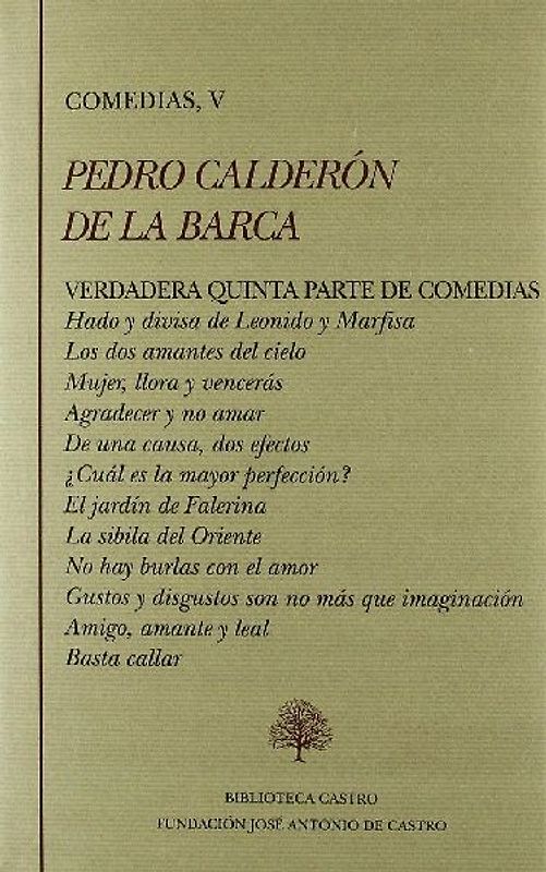 Comedias : verdadera quinta parte de comedias