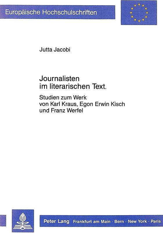 Journalisten im literarischen Text