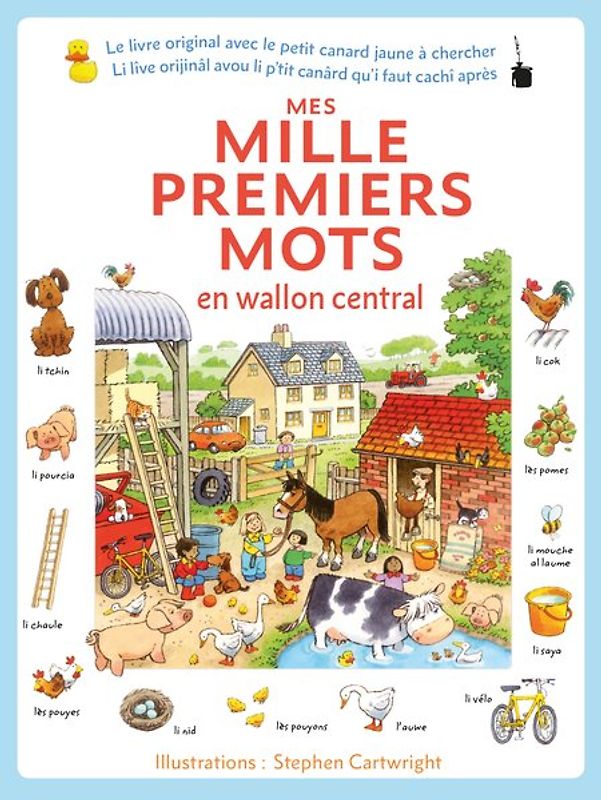 Mes mille premiers mots en wallon central. (Meine ersten Tausend Wörter Zentral-Wallonisch)