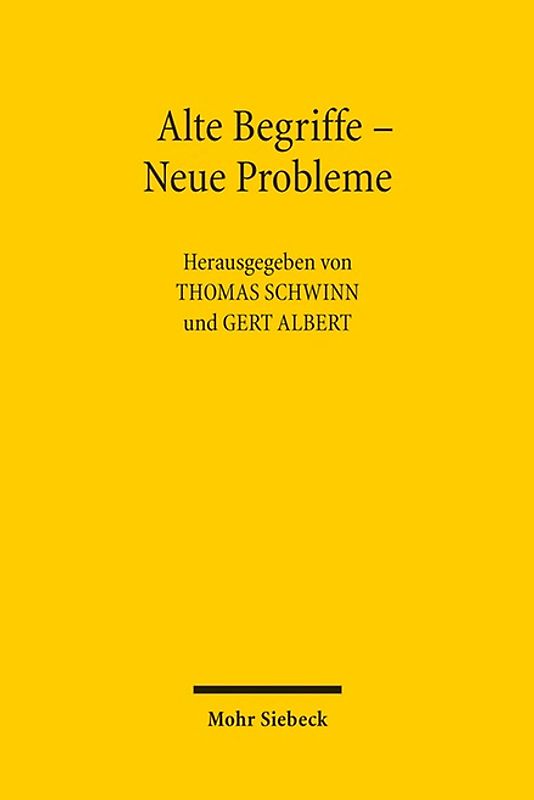Alte Begriffe - Neue Probleme