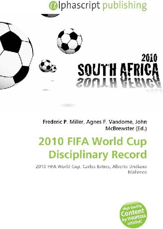 2010 FIFA World Cup Disciplinary Record