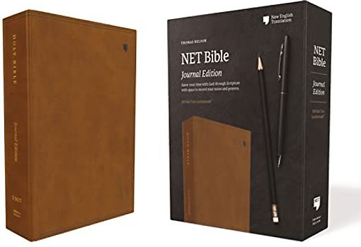 NET Bible, Journal Edition, Leathersoft, Brown, Comfort Print: Holy Bible