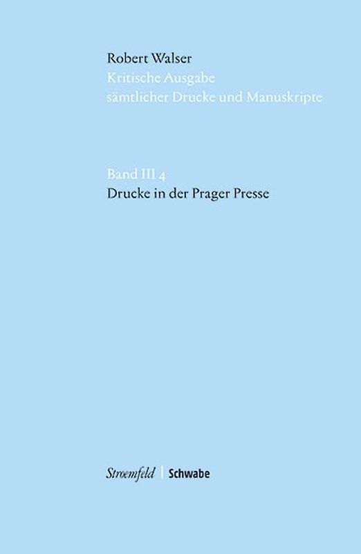 Drucke in der Prager Presse