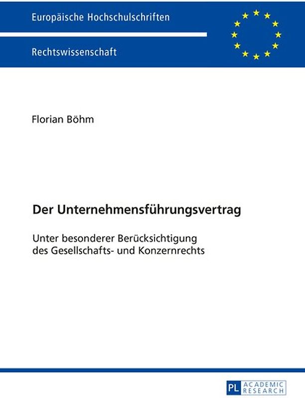 Der Unternehmensführungsvertrag