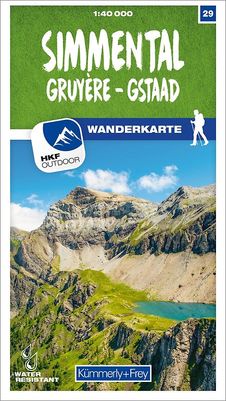 Kümmerly+Frey Wanderkarte 29 Simmental 1:40.000