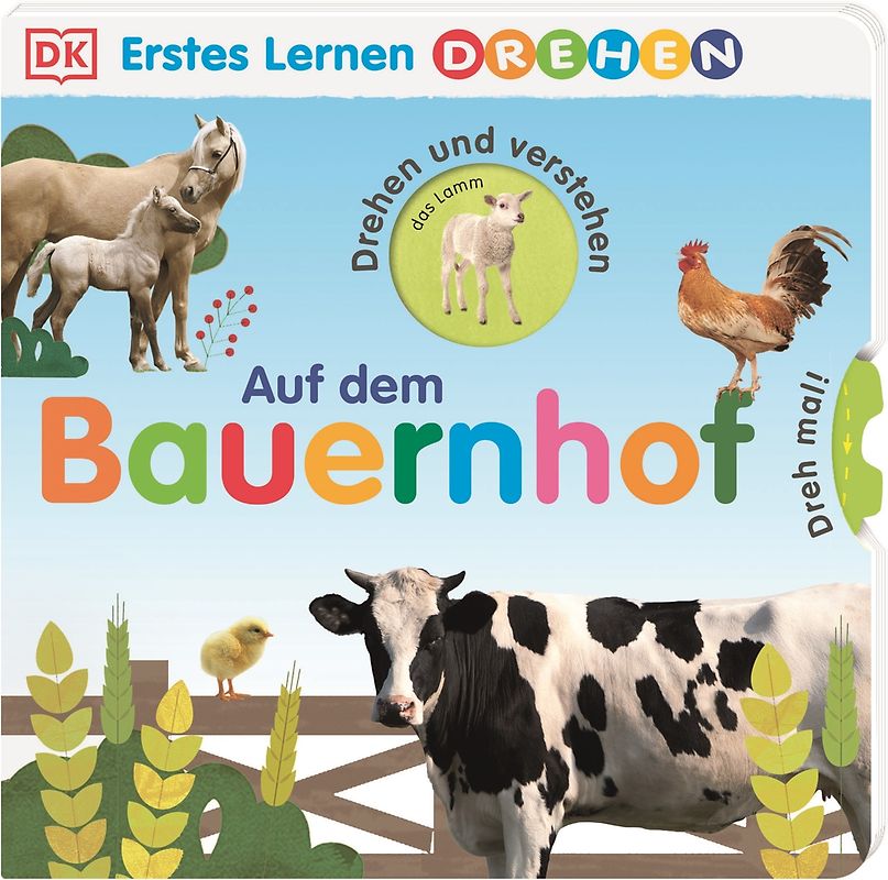 Erstes Lernen Drehen. Auf dem Bauernhof