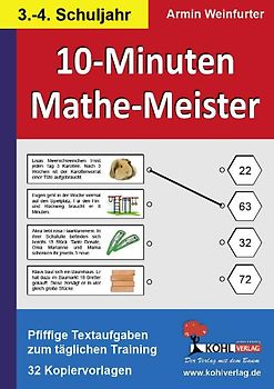 10-Minuten-Mathe-Meister / Klasse 3-4