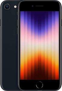 Image of Apple iPhone SE 2022 64GB middernacht (Refurbished)