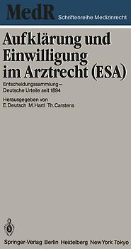 Aufklärung und Einwilligung im Arztrecht (ESA)