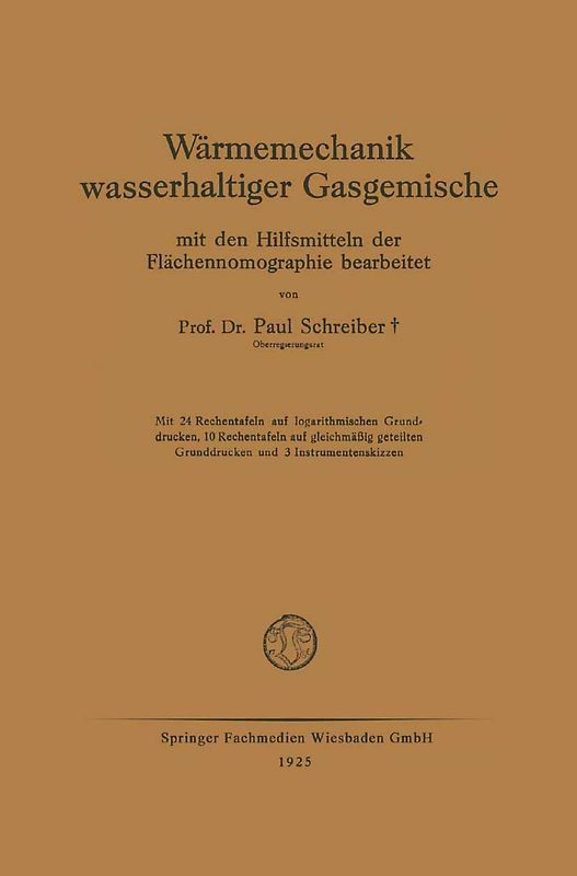 Wärmemechanik wasserhaltiger Gasgemische