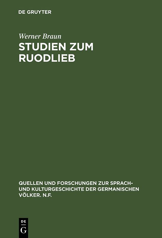 Studien zum Ruodlieb