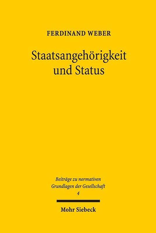 Staatsangehörigkeit und Status