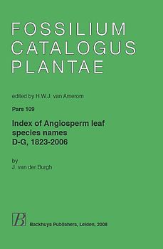 Fossilium Catalogus II: Plantae. Pars 109