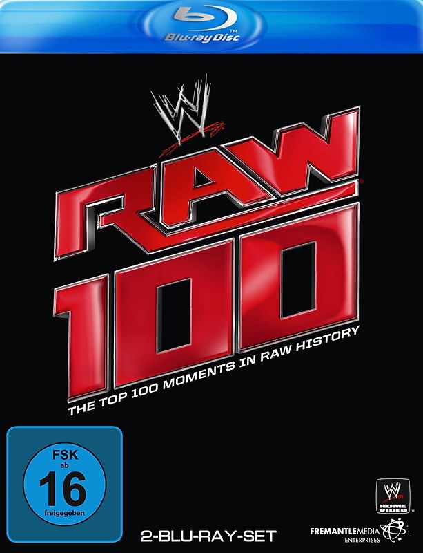 Top 100 Raw Moments [2 Discs] Blu-ray Disc