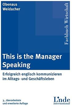 This is the manager speaking