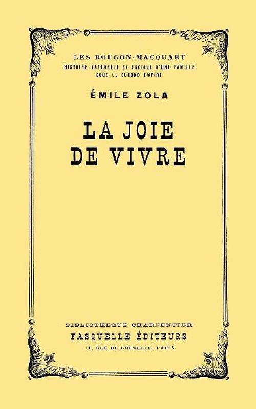 La joie de vivre