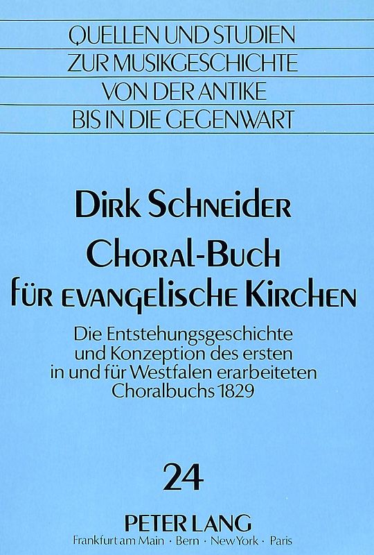 Choral-Buch für evangelische Kirchen