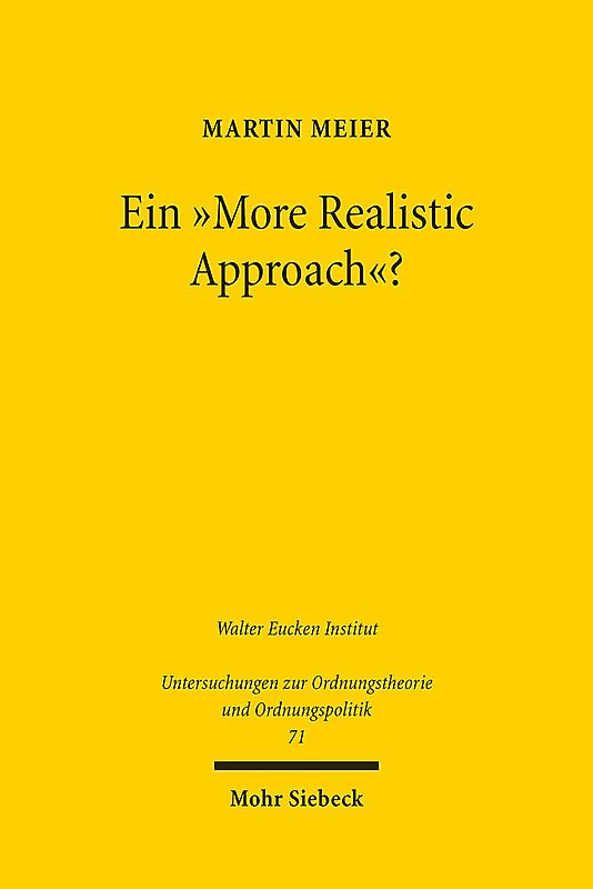 Ein "More Realistic Approach"?