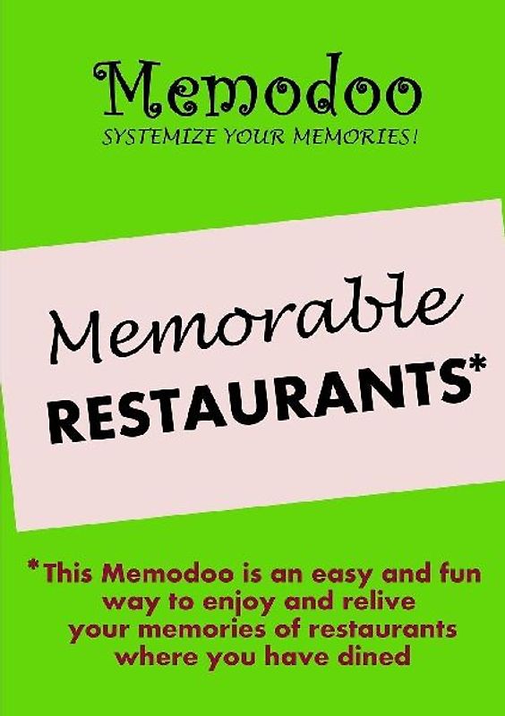 Memodoo Memorable Restaurants