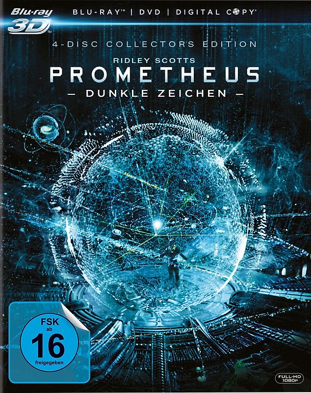 Prometheus - Dunkle Zeichen 3D [Collector's Edition, inkl. 2D Version, DVD, Bonus-Disc] 3D Blu-ray Disc