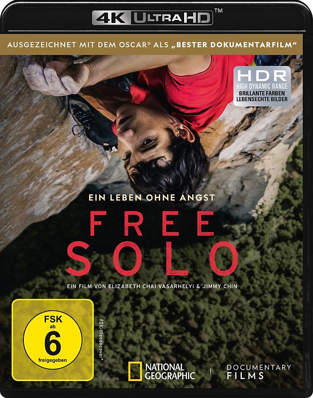 Free Solo - Ein Leben ohne Angst 4K Ultra HD Blu-ray