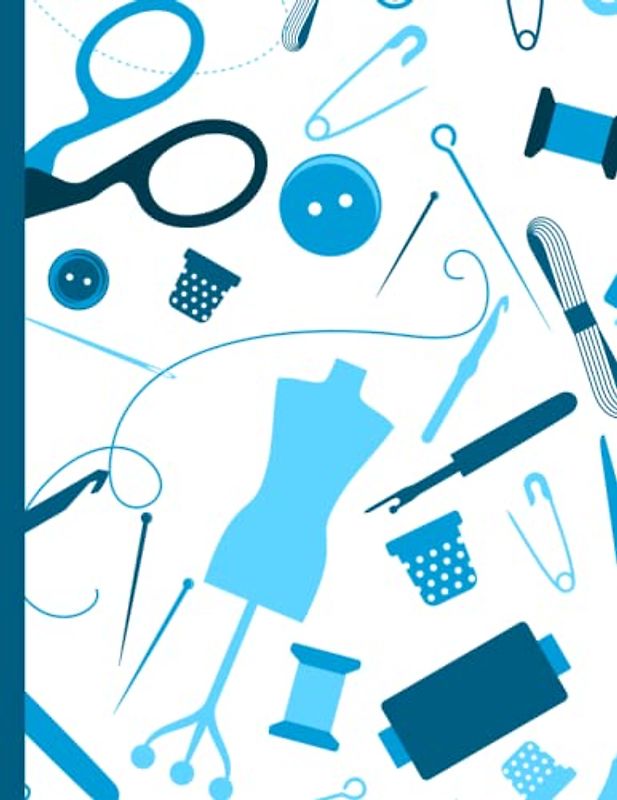 Nähprojekte Nähplaner: Stoffverbrauch,Näharbeiten, Maschineneinstellungen und Schnittmuster besser organisieren und Ordnung in das kreative Nähzimmer ... an der Nähmaschine geeignet Nähzubehör Design
