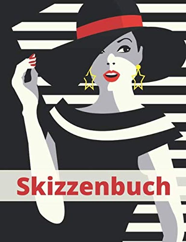 Skizzenbuch: Sketch Buch, Zeichenbuch | Großes Format | Schreiben, Zeichnen, Malen, Lettering, Sketchnotes | Modethema |100 Seiten | Geeignet für alle ... Handlettering (Zeichen & Skizzenbuch, Band 1)