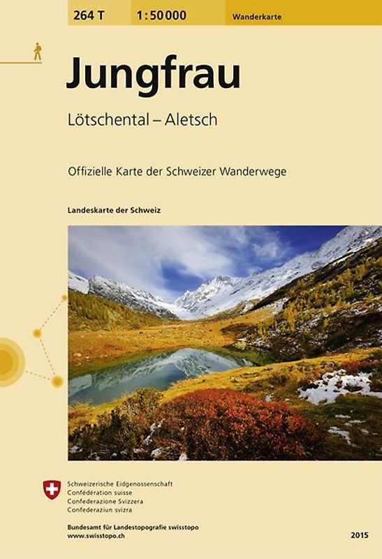 264T Jungfrau Wanderkarte