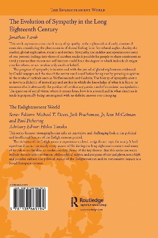 The Evolution of Sympathy in the Long Eighteenth Century