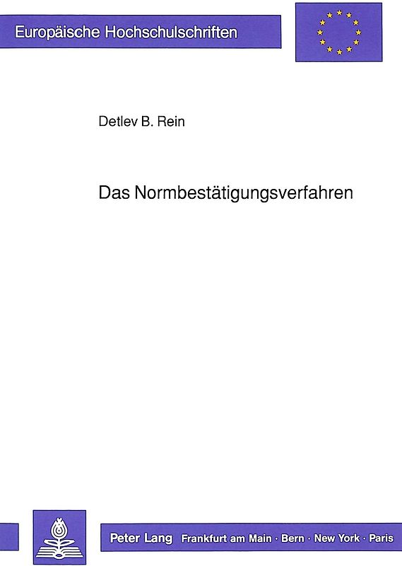 Das Normbestätigungsverfahren