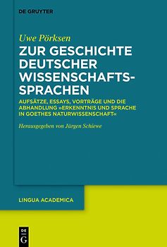 Zur Geschichte deutscher Wissenschaftssprachen