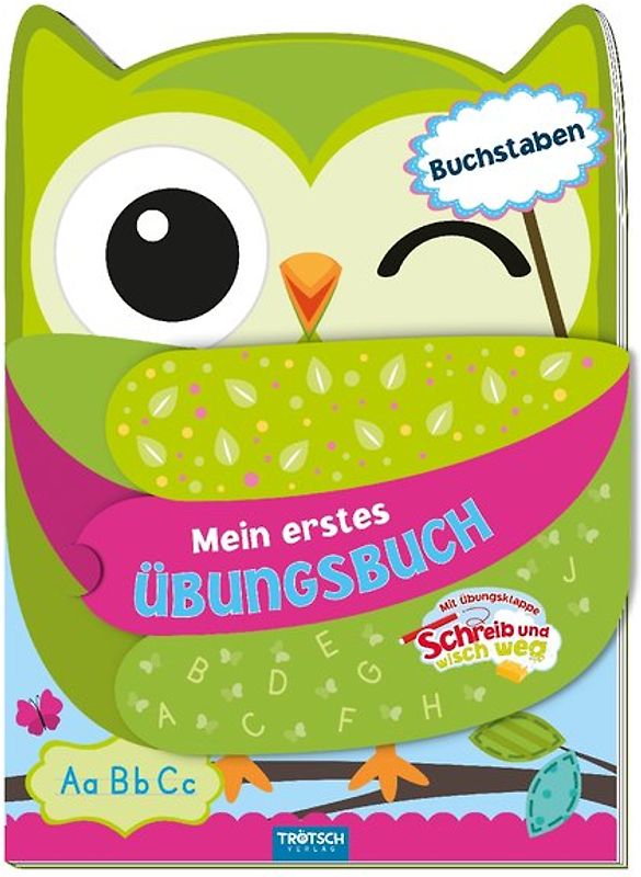 Trötsch Mein erstes Eulen-Übungsbuch Buchstaben