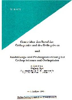 Gesetz über den Beruf der Orthoptistin und des Orthoptisten