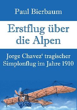 Erstflug über die Alpen