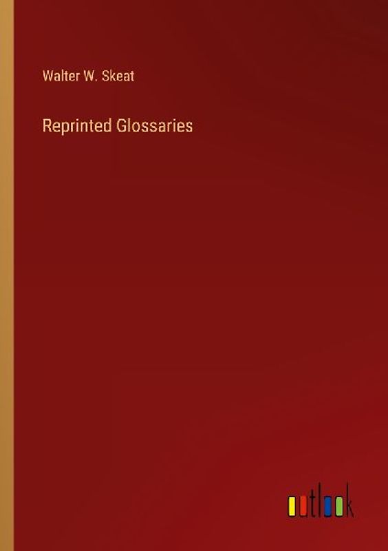 Reprinted Glossaries