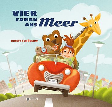 Vier fahren ans Meer