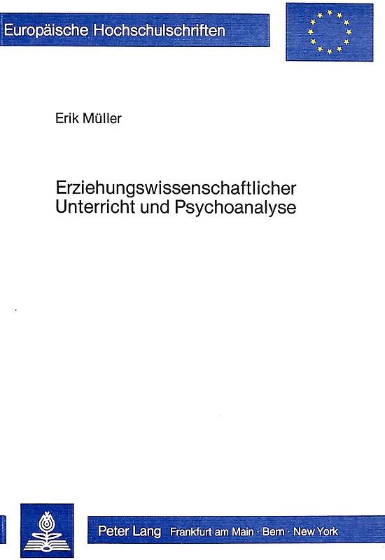Erziehungswissenschaftlicher Unterricht und Psychoanalyse