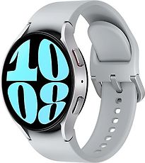 Samsung Galaxy Watch6 44 mm aluminium kast silver op sportbandje S/M silver [wifi]